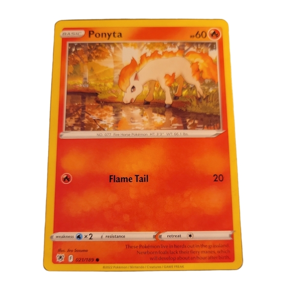 Pokemon Other - Pokemon TCG Ponyta (21/216) Card, Astral Radiance #21